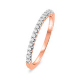 Photo of Bree 3/8 ct tw. Lab Grown Diamond Same Sex Ladies Band Set 10K Rose Gold [BT1619RL]