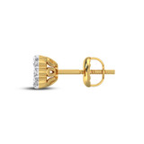 Photo of Colton 1/2 Carat T.W. Diamond Earring 14K Yellow Gold [CE1216Y]