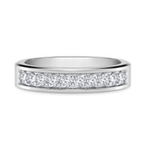 Photo of Oxley 1 1/5 ct tw. Lab Grown Diamond Same Sex Mens Band Set 14K White Gold [BT1405WM]