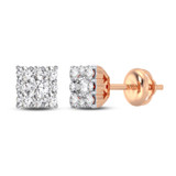 Photo of Colton 1/2 CT. T.W. Diamond Earring 14K Rose Gold [CE1216R]