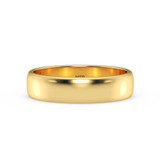 Photo of Amari Traditional Mens Wedding Band 10K Yellow Gold. [BT1419YM]