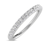 Photo of Lizzie 1 1/5 ct tw. Lab Grown Diamond Round Solitaire Bridal Set 14K White Gold [BT5601WL]
