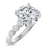 Photo of Oxley 3 1/2 ct tw. Lab Grown Round Solitaire Engagement Ring 10K White Gold [BT1405WE-L295]