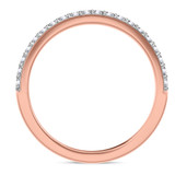 Photo of Ember 3/8 ct tw. Diamond Same Sex Ladies Band Set 14K Rose Gold [BT273RL]