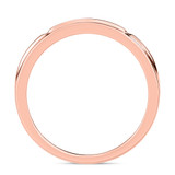 Photo of Boundless 1/10 ct tw. Diamond Same Sex Ladies Band Set 14K Rose Gold [BT518RL]