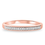 Photo of Princess Oshun 1/5 ct tw. Diamond Same Sex Ladies Band Set 14K Rose Gold [BT529RL]