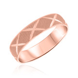 Photo of Carrie Same Sex Mens Band Set 14K Rose Gold [BT336RM]