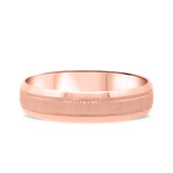Photo of Rowan Same Sex Mens Band Set 14K Rose Gold [BT339RM]