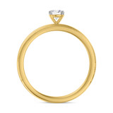 Photo of Katie 1/4 ct tw. Lab Grown Diamond Round Solitaire Engagement Ring 10K Yellow Gold [BT1632YE-C000]