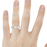 Photo of Katie Traditional Same Sex Mens Band Set 14K White Gold [BT1632WM]