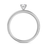 Photo of Katie 1/4 ct tw. Lab Grown Diamond Round Solitaire Bridal Set 10K White Gold [BT1632WE-C000]