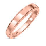 Photo of Katie Traditional Wedding Band Set 10K Rose Gold [BT1632RM]