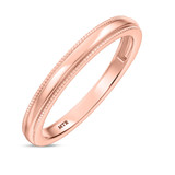 Photo of Katie 1/4 ct tw. Lab Grown Diamond Round Solitaire Bridal Set 10K Rose Gold [BT1632RL]