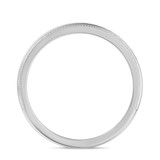 Photo of Clover 1/5 ct tw. Lab Grown Diamonds Mens Band 14K White Gold [BT1635WM]