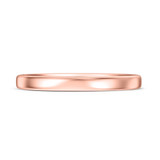 Photo of Elly 1/10 ct tw. Lab Grown Diamond His and Hers Matching Wedding Band Set 14K Rose Gold [BT1633RL]