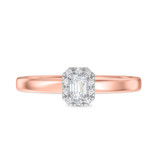 Photo of Kimber 1/3 ct tw. Lab Grown Diamond Round Solitaire Engagement Ring 14K Rose Gold [BT1634RE-C000]