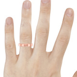 Photo of Kimber 1/3 ct tw. Lab Grown Round Solitaire Diamond Matching Trio Ring Set 10K Rose Gold [BT1634RM] [HT]