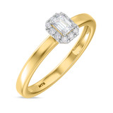 Photo of Kimber 1/3 ct tw. Lab Grown Diamond Round Solitaire Bridal Set 10K Yellow Gold [BT1634YE-C000]