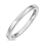 Photo of Kimber Traditional Ladies Band 10K White Gold [BT1634WL]
