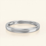 Photo of Kimber Traditional Ladies Band 10K White Gold [BT1634WL]