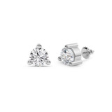 Photo of Meryll 1 1/2 CT. T.W. Lab Grown Diamond Solitaire Earring 10K White Gold [SE1889W-C000]