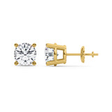 Photo of Dune 2 1/2 Carat T.W. Lab Grown Diamond Solitaire Earring 14K Yellow Gold [SE1892Y-C000]
