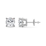 Photo of Dune 2 1/2 CT. T.W. Lab Grown Diamond Solitaire Earring 10K White Gold [SE1892W-C000]