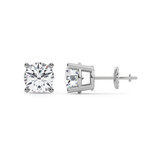 Photo of Dune 2 Carat T.W. Lab Grown Diamond Solitaire Earring 14K White Gold [SE1893W-C000]