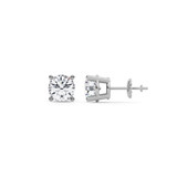 Photo of Dune 1 CT. T.W. Lab Grown Diamond Solitaire Earring 14K White Gold [SE1895W-C000]
