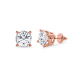 Photo of Dune 2 1/2 CT. T.W. Lab Grown Diamond Solitaire Earring 10K Rose Gold [SE1892R-C000]