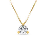 Photo of Meryll 2 Carat T.W. Lab Grown Diamond Solitaire Pendant 10K Yellow Gold [SP1888Y-L195]