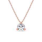Photo of Meryll 1 1/2 CT. T.W. Lab Grown Diamond Solitaire Pendant 14K Rose Gold [SP1889R-L145]