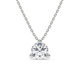 Photo of Meryll 2 1/2 Carat T.W. Lab Grown Diamond Solitaire Pendant 10K White Gold [SP1887W-L245]