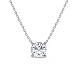 Photo of Dune 2 Carat T.W. Lab Grown Diamond Solitaire Pendant 14K White Gold [SP1893W-L195]