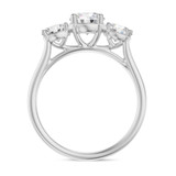 Photo of Fraya 2 ct tw. Lab Grown Diamond Round Solitaire Trio Set 14K White Gold [BT1676WE-L095]