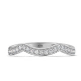 Photo of Georgie 1/5 ct tw. Lab Grown Diamond Ladies Band 10K White Gold [BT1679WL]