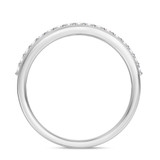 Photo of Georgie 1/2 ct tw. Lab Grown Diamond Wedding Band Set 14K White Gold [BT1679WM]