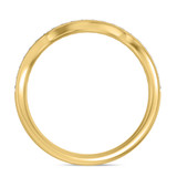 Photo of Georgie 1/2 ct tw. Lab Grown Diamond Wedding Band Set 14K Yellow Gold [BT1679YL]