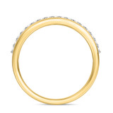 Photo of Georgie 3/4 ct tw. Lab Grown Diamond Same Sex Mens Band Set 14K Yellow Gold [BT1679YM]