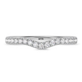 Photo of Ela 1/2 ct tw. Lab Grown Diamond Same Sex Ladies Band Set 14K White Gold [BT1669WL]