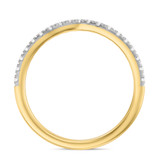 Photo of Ela 3/4 ct tw. Lab Grown Diamond Wedding Band Set 14K Yellow Gold [BT1669YL]