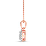 Photo of Brooks 1/5 CT. T.W. Lab Grown Diamond Pendant 10K Rose Gold [CP1910R]