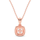 Photo of Brooks 1/5 CT. T.W. Lab Grown Diamond Pendant 10K Rose Gold [CP1910R]