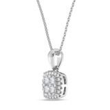 Photo of Brooks 1/5 Carat T.W. Lab Grown Diamond Pendant 10K White Gold [CP1910W]