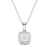 Photo of Brooks 1/5 Carat T.W. Lab Grown Diamond Pendant 10K White Gold [CP1910W]