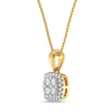 Photo of Brooks 1/5 Carat T.W. Lab Grown Diamond Pendant 14K Yellow Gold [CP1910Y]