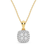 Photo of Brooks 1/5 CT. T.W. Lab Grown Diamond Pendant 10K Yellow Gold [CP1910Y]