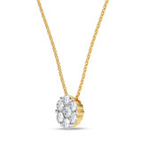 Photo of Carey 1/3 Carat T.W. Lab Grown Diamond Pendant 14K Yellow Gold [CP1911Y]