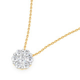 Photo of Carey 1/3 Carat T.W. Lab Grown Diamond Pendant 10K Yellow Gold [CP1911Y]