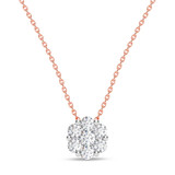 Photo of Carey 1/3 CT. T.W. Lab Grown Diamond Pendant 14K Rose Gold [CP1911R]